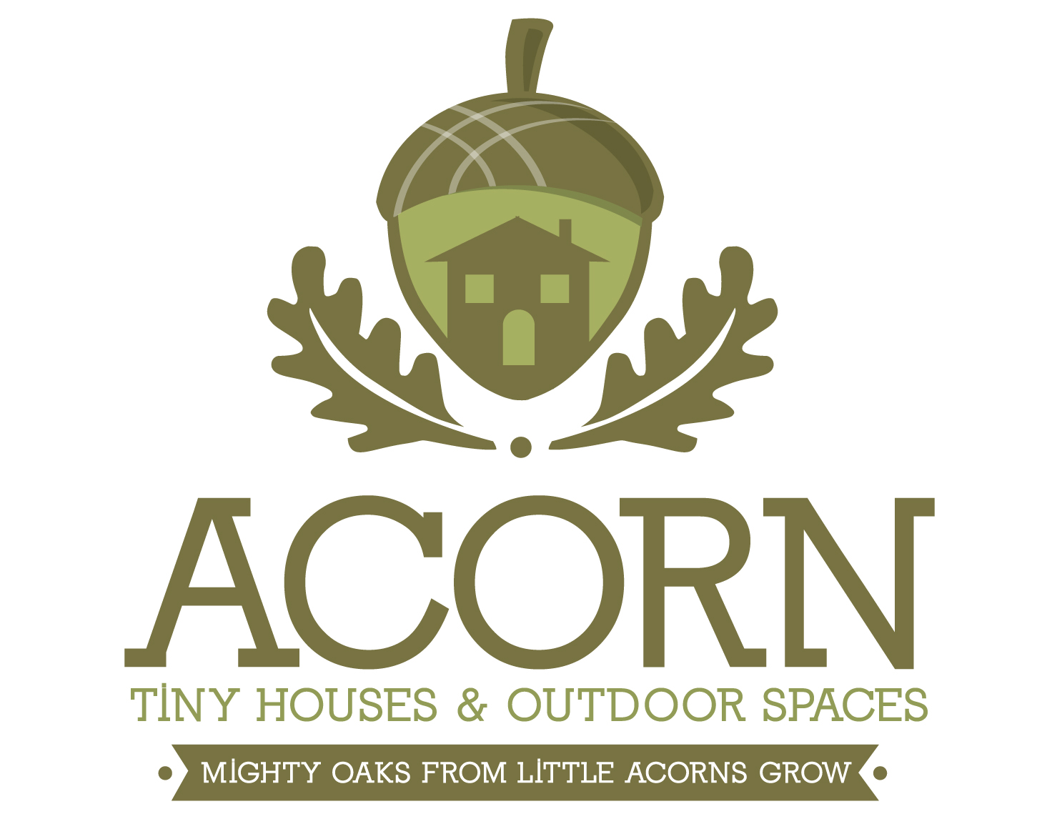 Logo Design entry 1057940 submitted by quimcey to the Logo Design for Acorn Tiny Houses and Outdoor spaces run by TJ Landscape Designer