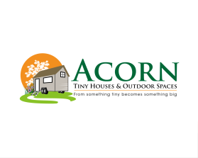 Logo Design entry 1057847 submitted by spylogo to the Logo Design for Acorn Tiny Houses and Outdoor spaces run by TJ Landscape Designer