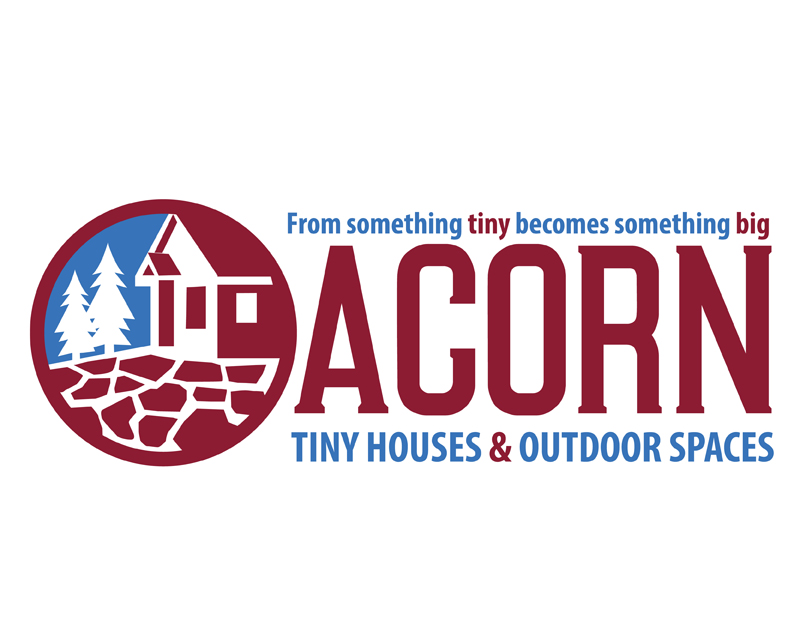 Logo Design entry 1057890 submitted by thelogodesigns to the Logo Design for Acorn Tiny Houses and Outdoor spaces run by TJ Landscape Designer