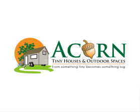 Logo Design entry 1057911 submitted by charmaine to the Logo Design for Acorn Tiny Houses and Outdoor spaces run by TJ Landscape Designer