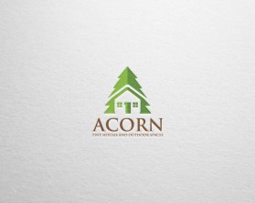 Logo Design Entry 1057918 submitted by nocturno to the contest for Acorn Tiny Houses and Outdoor spaces run by TJ Landscape Designer
