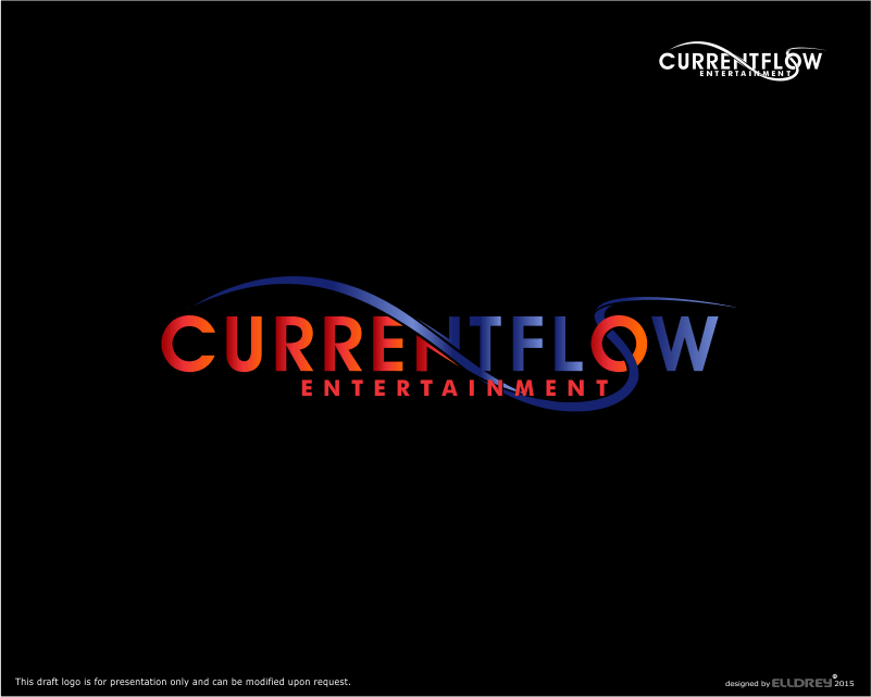 Logo Design entry 1058892 submitted by Elldrey to the Logo Design for Current Flow Entertainment run by EPDirector79