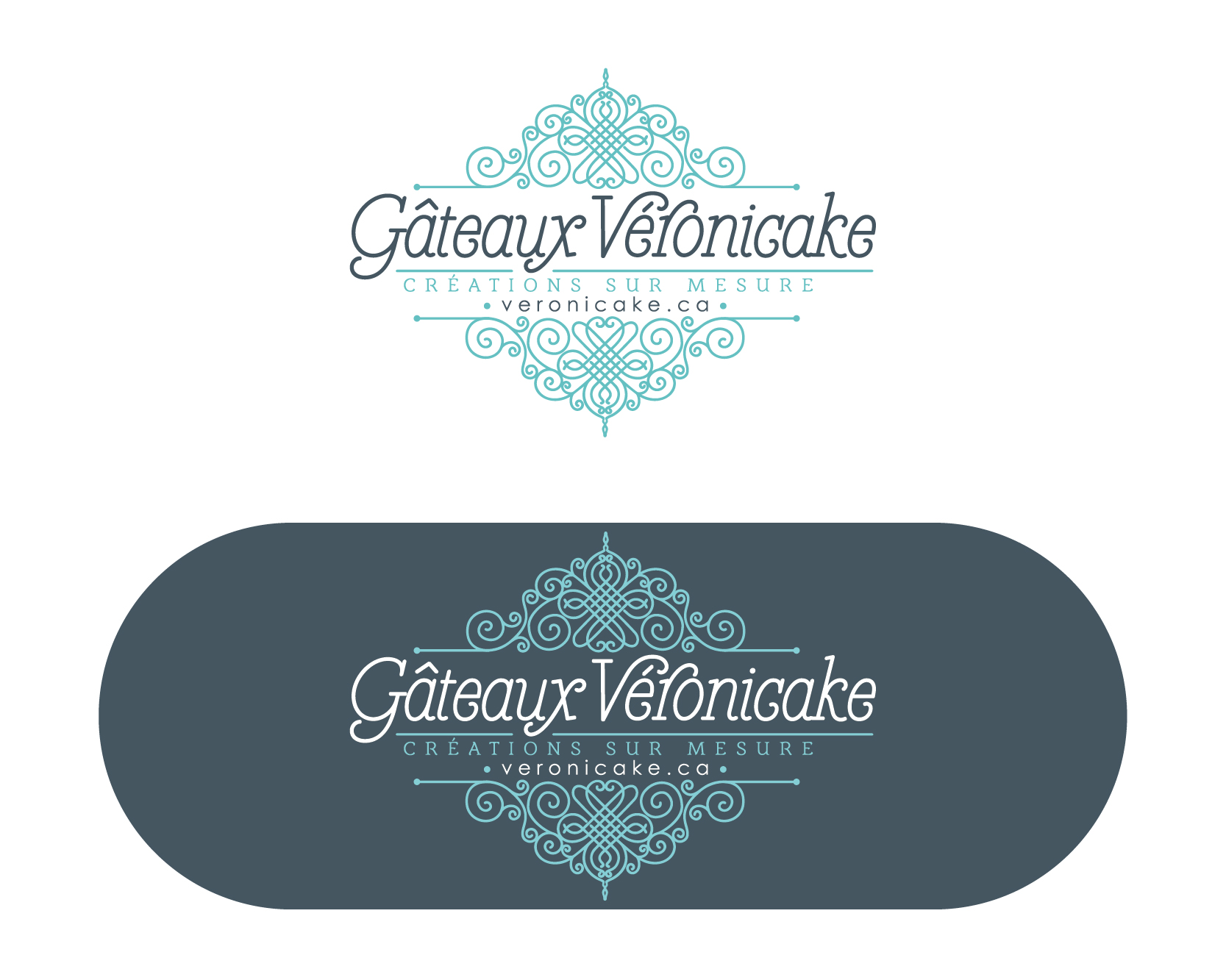 Logo Design entry 1062555 submitted by v0ltag3 to the Logo Design for Gâteaux Véronicake run by veronicake
