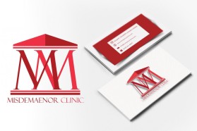 Business Card & Stationery Design Entry 1106738 submitted by nuface to the contest for Misdemeanor Clinic run by michelle33496