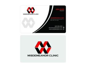 Business Card & Stationery Design Entry 1063172 submitted by driver2 to the contest for Misdemeanor Clinic run by michelle33496