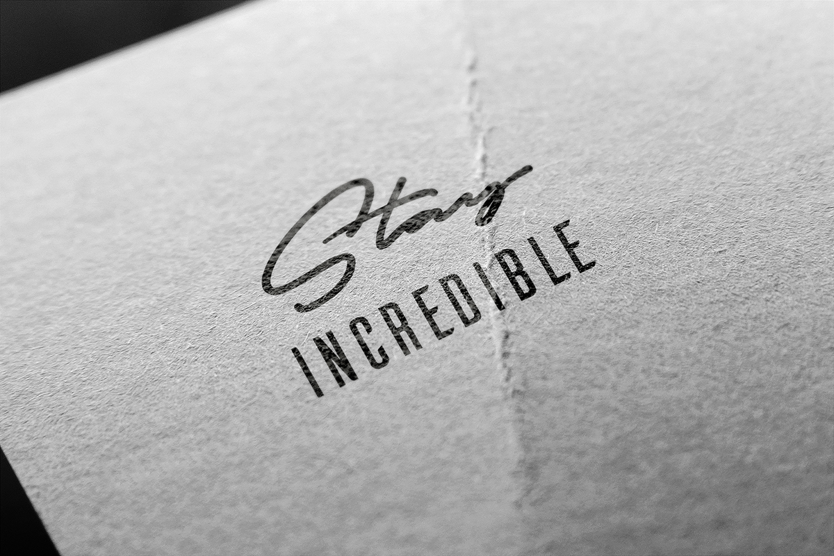 Logo Design entry 1063966 submitted by maioci to the Logo Design for STAY INCREDIBLE run by mets1233