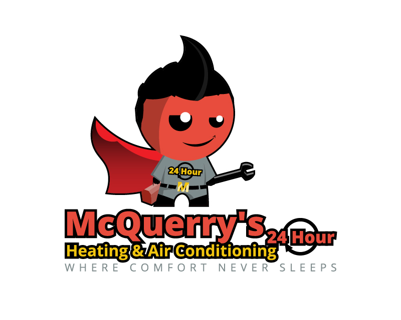 Logo Design entry 1065891 submitted by Heisen to the Logo Design for McQuerry's 24 Hour Heating & Air Conditioning run by genuwine@claesmation