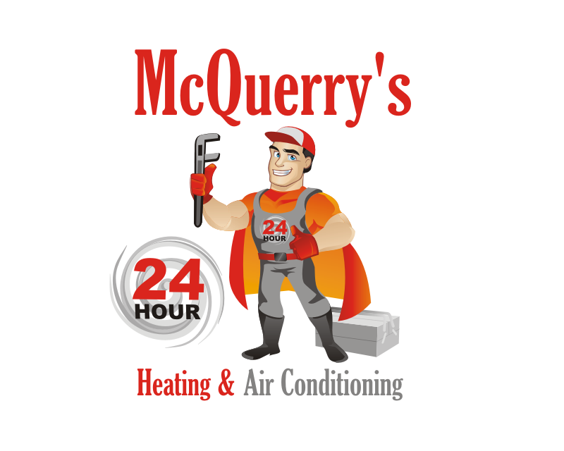 Logo Design entry 1065885 submitted by katicziv to the Logo Design for McQuerry's 24 Hour Heating & Air Conditioning run by genuwine@claesmation