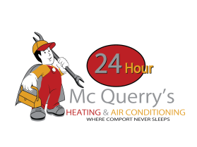 Logo Design Entry 1065923 submitted by agatha to the contest for McQuerry's 24 Hour Heating & Air Conditioning run by genuwine@claesmation