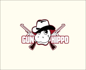Logo Design Entry 1066538 submitted by HAFIZ to the contest for Gun Hippo run by gavlick
