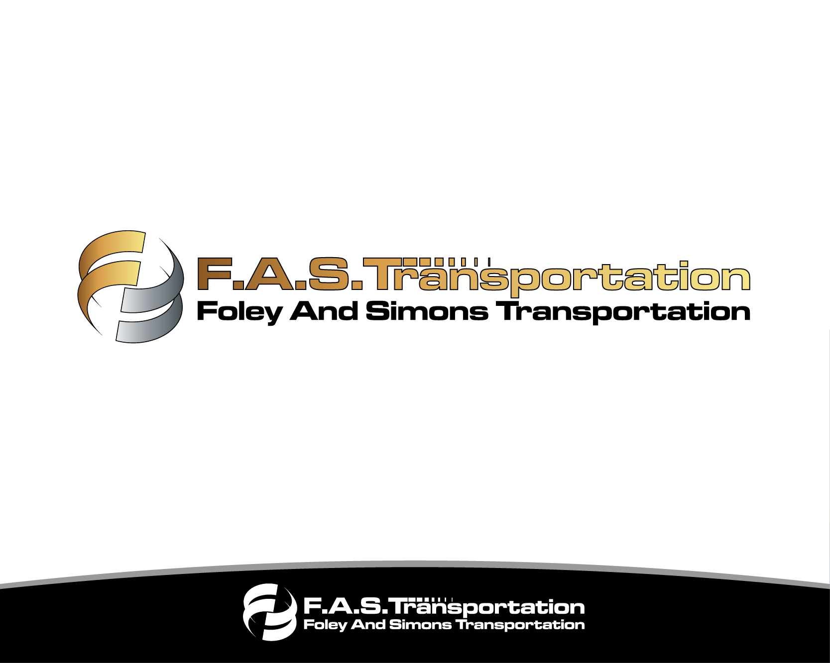 Logo Design entry 1066614 submitted by LeAnn to the Logo Design for Foley and Simons Transportation - (F.A.S.Transportation) run by jsimons