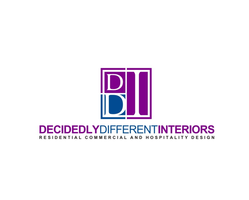 Logo Design entry 1068955 submitted by savana to the Logo Design for www.decidedlydifferentinteriors.com run by ddifferent