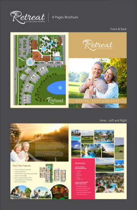 Brochure Design entry 1069566 submitted by thelogodesigns to the Brochure Design for The Retreat at Highlands Reserve run by AshleyTGM
