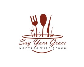 Logo Design entry 1072448 submitted by logoAA to the Logo Design for say your grace run by grace131