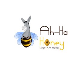 Logo Design entry 1073914 submitted by GianAlmonte to the Logo Design for Ah - Ha Honey run by honeybiz