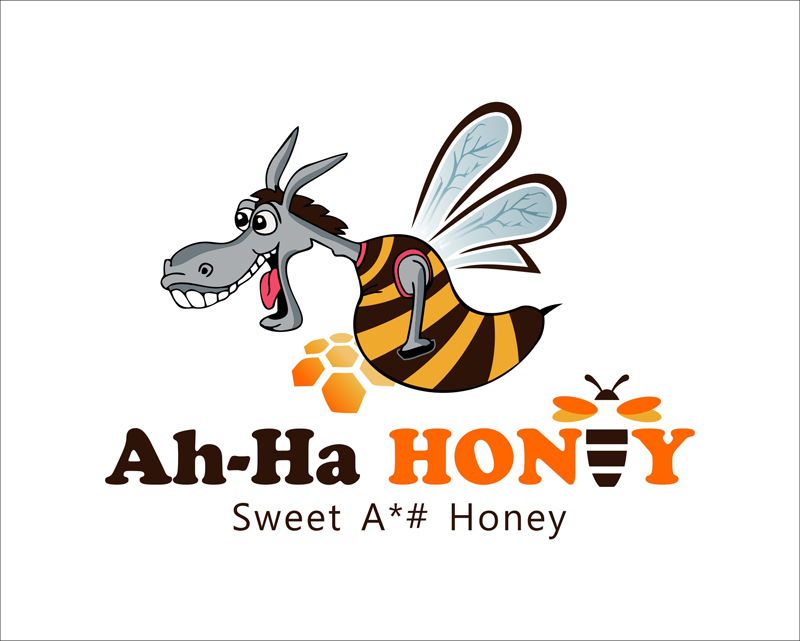 Logo Design entry 1073918 submitted by nirajdhivaryahoocoin to the Logo Design for Ah - Ha Honey run by honeybiz