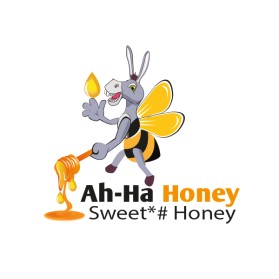 Logo Design entry 1073929 submitted by boycoll to the Logo Design for Ah - Ha Honey run by honeybiz