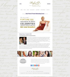 Web Design entry 1074051 submitted by Heisen to the Web Design for www.perfect12.com run by Sutton
