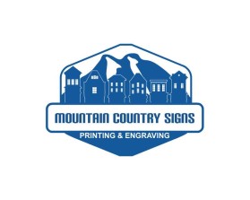 Logo Design entry 1077033 submitted by Oidesign to the Logo Design for Mountain Country Signs, Printing & Engraving run by The Wiles Group, Inc.