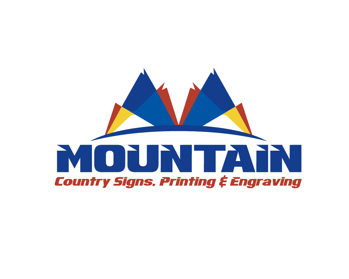 Logo Design entry 1077067 submitted by Cadman to the Logo Design for Mountain Country Signs, Printing & Engraving run by The Wiles Group, Inc.