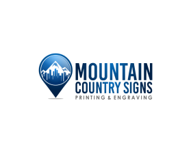 Logo Design Entry 1077036 submitted by Oidesign to the contest for Mountain Country Signs, Printing & Engraving run by The Wiles Group, Inc.