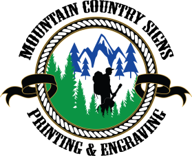 Logo Design Entry 1077058 submitted by agatha to the contest for Mountain Country Signs, Printing & Engraving run by The Wiles Group, Inc.