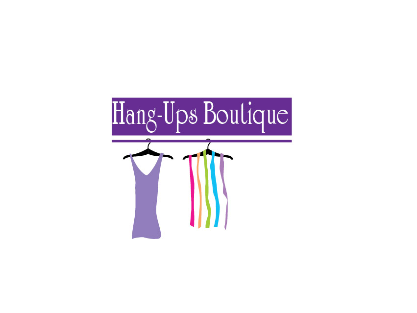 Logo Design entry 1078110 submitted by shahinacreative to the Logo Design for Hang-Ups Boutique run by hangups
