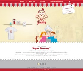Web Design Entry 1080264 submitted by thelogodesigns to the contest for Sugar Granny run by Gmcoots23