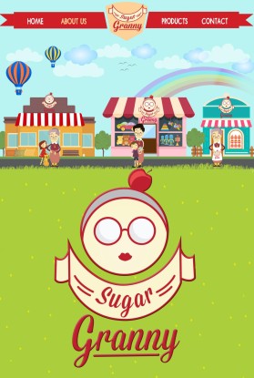 Web Design entry 1080279 submitted by Viruz13 to the Web Design for Sugar Granny run by Gmcoots23