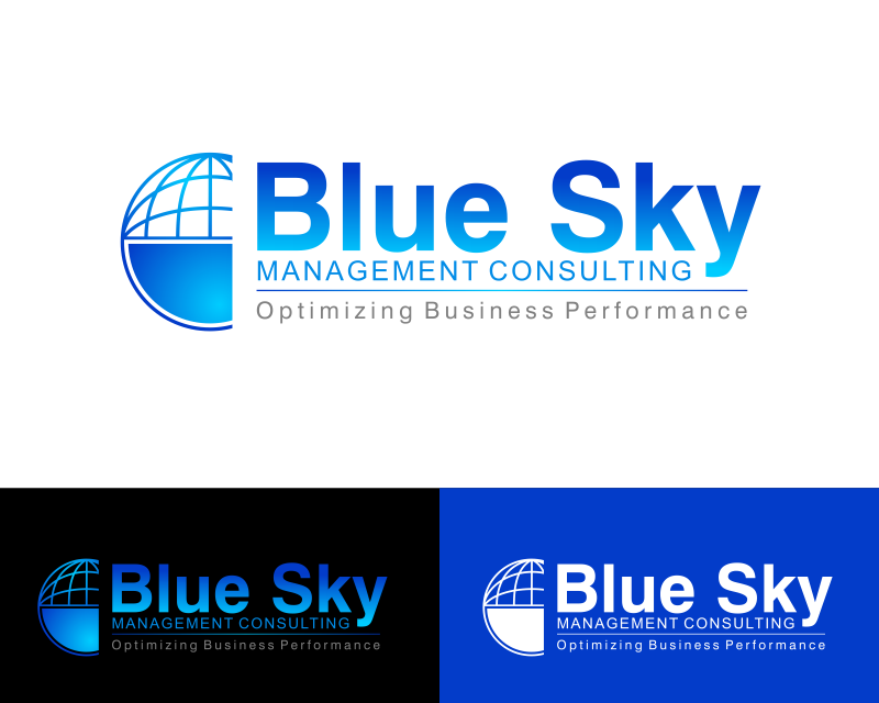 Logo Design entry 1082297 submitted by marsell to the Logo Design for Blue Sky Management Consulting run by vinece