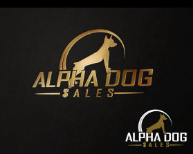 Logo Design entry 1082853 submitted by quinlogo to the Logo Design for Alpha Dog $ales  run by sunnycoastcrew