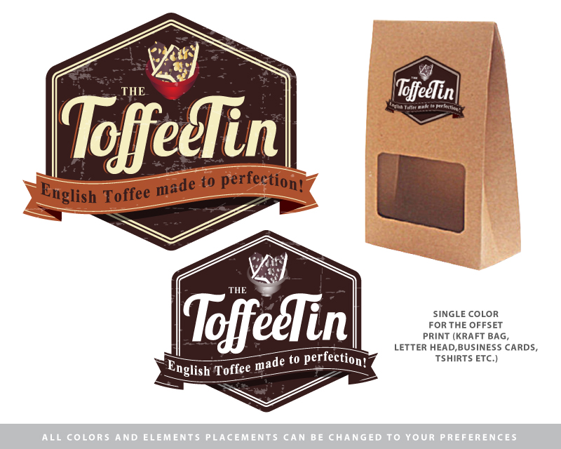 Logo Design entry 1086156 submitted by FactoryMinion to the Logo Design for The Toffee Tin run by thetoffeetin