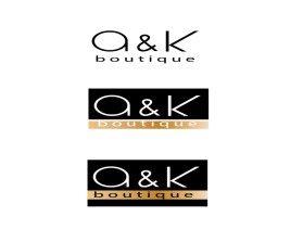 Logo Design entry 1087186 submitted by puerto to the Logo Design for a&k boutique run by Aliciasmith0841