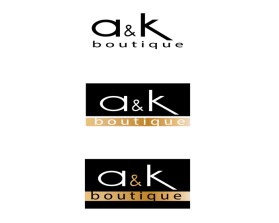 Logo Design entry 1087187 submitted by design2012 to the Logo Design for a&k boutique run by Aliciasmith0841