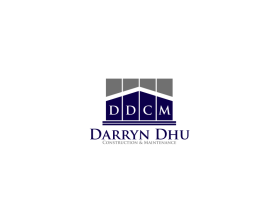 Logo Design entry 1087960 submitted by naz to the Logo Design for DDCM ( Darryn Dhu Construction & Maintenance ) run by KaraLee