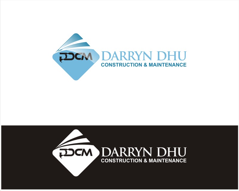 Logo Design entry 1087978 submitted by flashnight83 to the Logo Design for DDCM ( Darryn Dhu Construction & Maintenance ) run by KaraLee