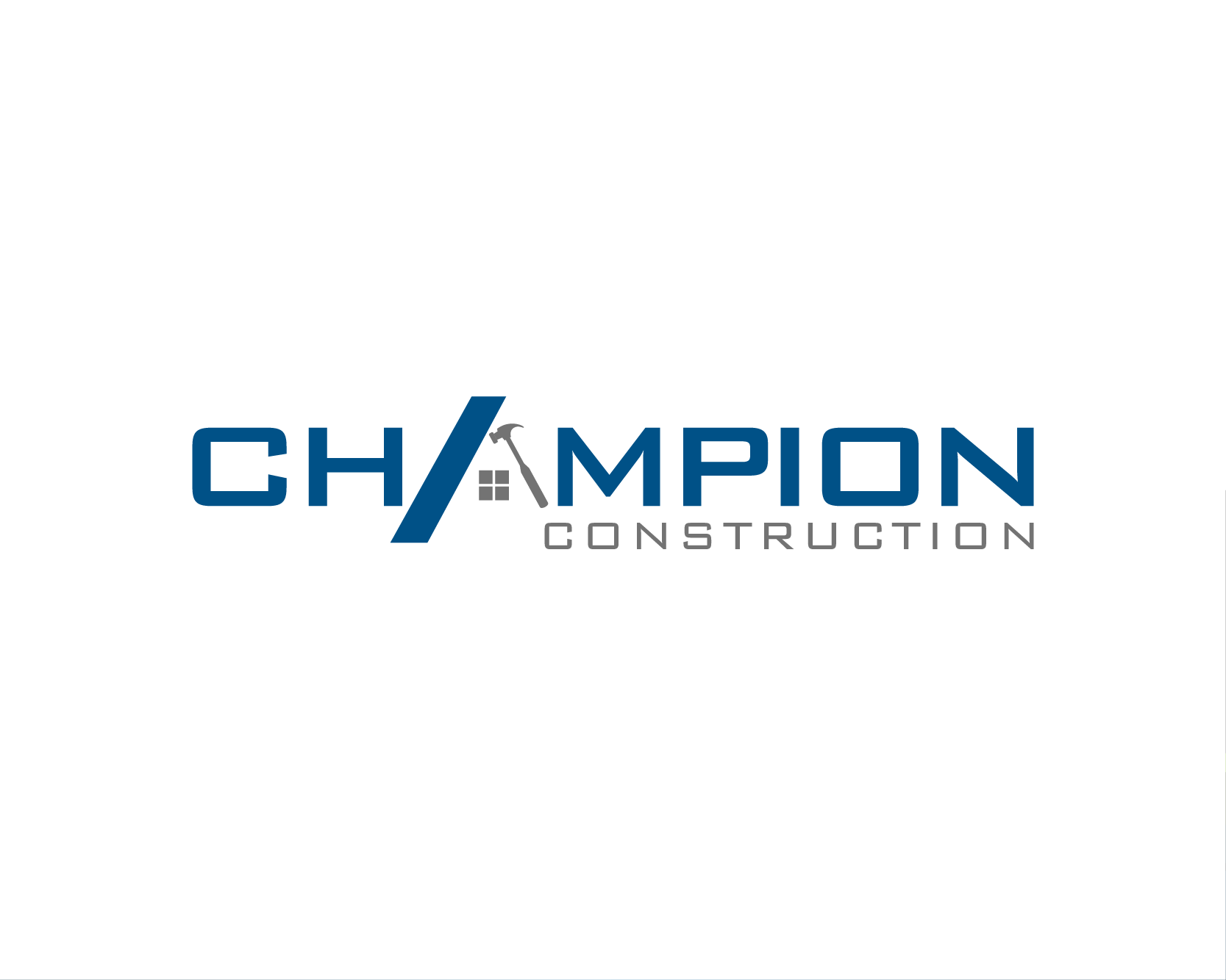 Logo Design entry 1090198 submitted by cj38 to the Logo Design for Champion Construction run by Freesawalgert