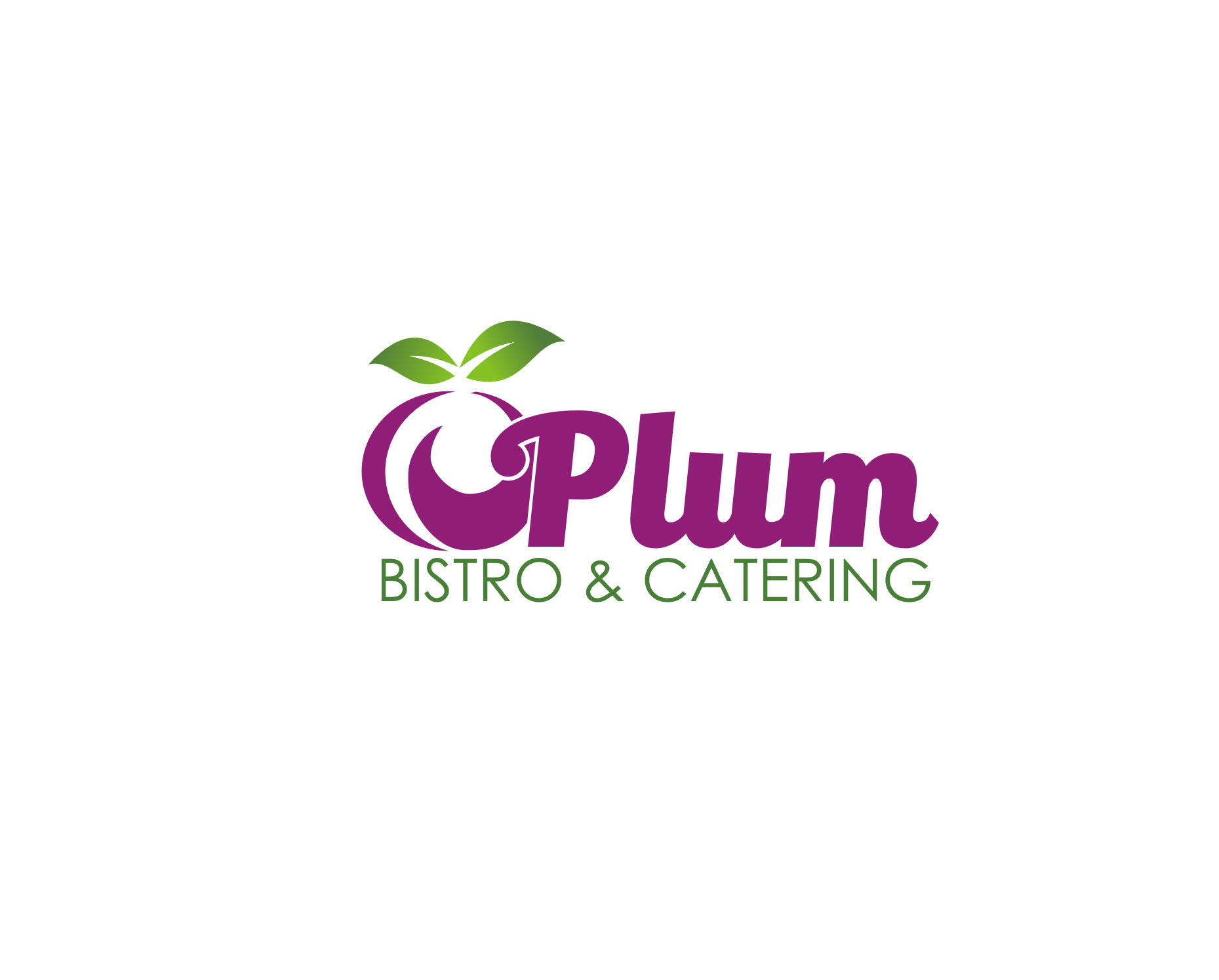 Logo Design entry 1091214 submitted by fdia-d to the Logo Design for Plum Bistro & Catering run by Maintainfloyd
