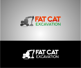 Logo Design entry 1091281 submitted by Oidesign to the Logo Design for Fat Cat Excavation run by FatCatExcavation