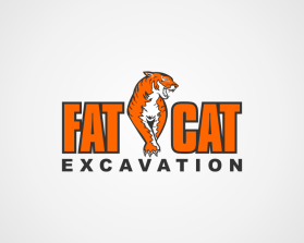 Logo Design Entry 1091282 submitted by Oidesign to the contest for Fat Cat Excavation run by FatCatExcavation