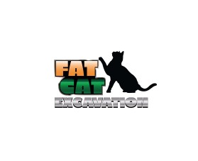 Logo Design Entry 1091384 submitted by HAFIZ to the contest for Fat Cat Excavation run by FatCatExcavation