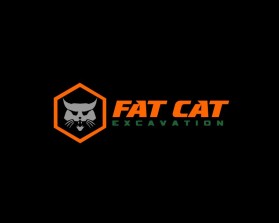 Logo Design entry 1091389 submitted by marsell to the Logo Design for Fat Cat Excavation run by FatCatExcavation