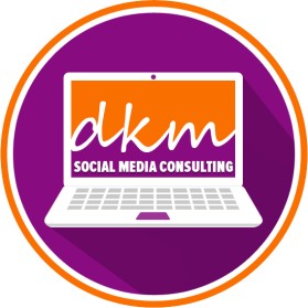 Logo Design entry 1092292 submitted by linvic to the Logo Design for DKM Social Media Consulting run by Debra Markovic