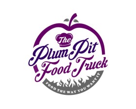 Logo Design entry 1092351 submitted by linvic to the Logo Design for The Plum Pit Food Truck run by Maintainfloyd