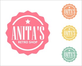 Logo Design entry 1094424 submitted by isokuiki to the Logo Design for Anita's Retro Shop run by Retroshop