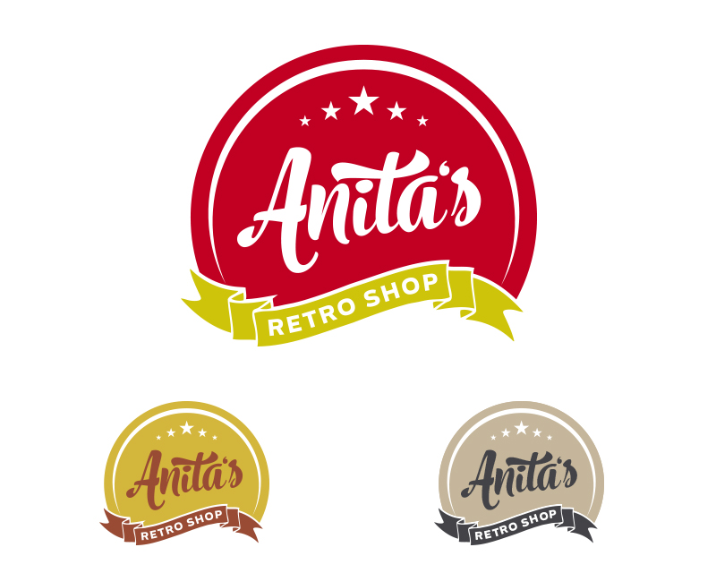 Logo Design entry 1094492 submitted by vvmadhava to the Logo Design for Anita's Retro Shop run by Retroshop