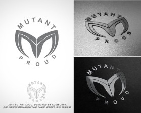 Logo Design entry 1095364 submitted by pwdzgn to the Logo Design for mutant & proud run by genex