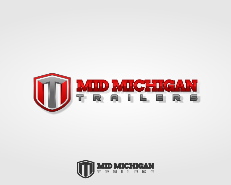 Logo Design entry 1096780 submitted by d3ddy to the Logo Design for Mid Michigan Trailers run by craig323