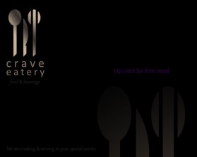 Business Card & Stationery Design entry 1098702 submitted by dng to the Business Card & Stationery Design for Crave Eatery run by arlingtonroad