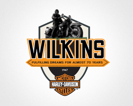 Logo Design entry 1100170 submitted by Morango to the Logo Design for Wilkins Harley-Davidson run by WilkinsHD